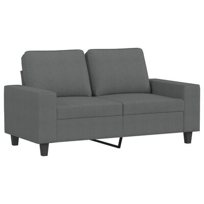 vidaXL 3 Piece Sofa Set Dark Gray Fabric