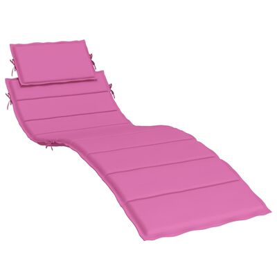 vidaXL Sun Lounger Cushion Pink Oxford Fabric