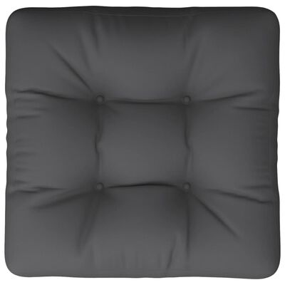 vidaXL Pallet Cushion Anthracite 22.8"x22.8"x3.9" Fabric