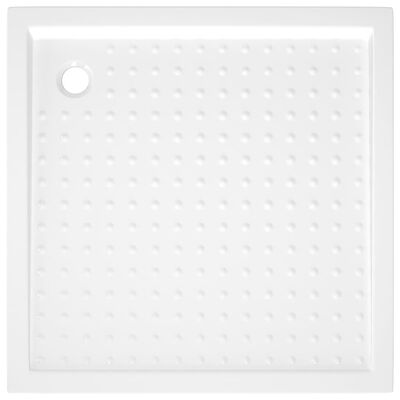 vidaXL Shower Base Tray with Dots White 31.5"x31.5"x1.6" ABS