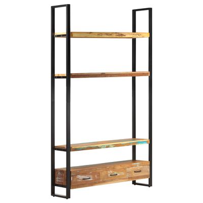 vidaXL Bookshelf 46.5"x11.8"x78.7" Solid Reclaimed Wood