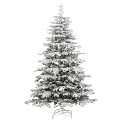 vidaXL Artificial Hinged Christmas Tree 300 LEDs & Ball Set 70.9"