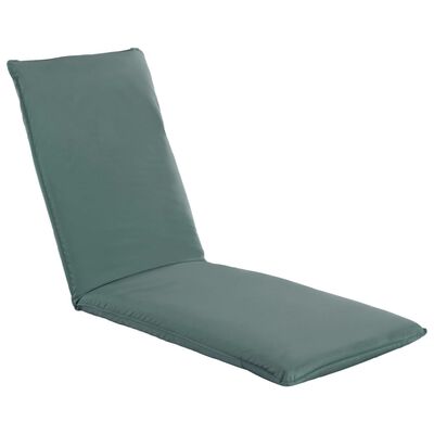 vidaXL Foldable Sunlounger Oxford Fabric Gray