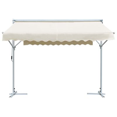 vidaXL Free Standing Awning 118.1"x118.1" Cream