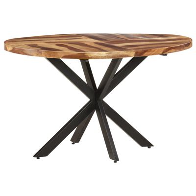 vidaXL Dining Table 55.1"x31.5"x29.5" Solid Acacia Wood