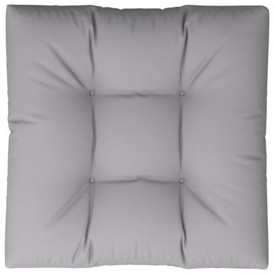 vidaXL Pallet Cushion Gray 31.5"x31.5"x4.7" Fabric