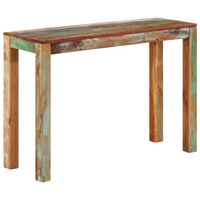 vidaXL Console Table 43.3"x13.8"x29.9" Solid Reclaimed Wood