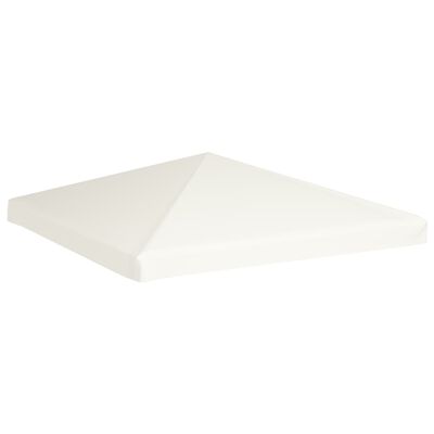 vidaXL Gazebo Top Cover 1 oz/ft² 9.8'x9.8' Cream White