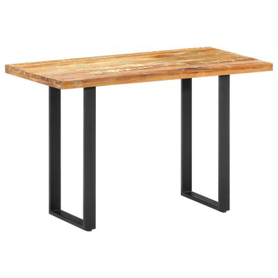 vidaXL Dining Table 47.2"x23.6"x29.9" Solid Reclaimed Wood