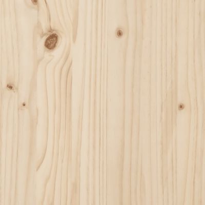 vidaXL Patio Bench Gabion Design 72"x16.1"x23.8" Solid Wood Pine