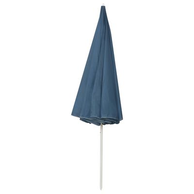 vidaXL Beach Parasol Blue 118.1"