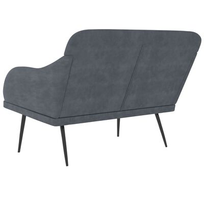 vidaXL Bench Dark Gray 43.3"x29.9"x31.5" Velvet