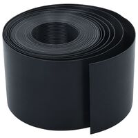 vidaXL Garden Edging Black 393.7" 5.9" PE