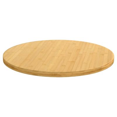 vidaXL Table Top Ø23.6"x1" Bamboo