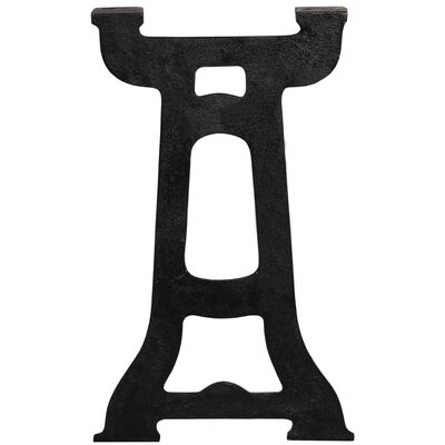 vidaXL Bench Legs 2 pcs Y-Frame Cast Iron