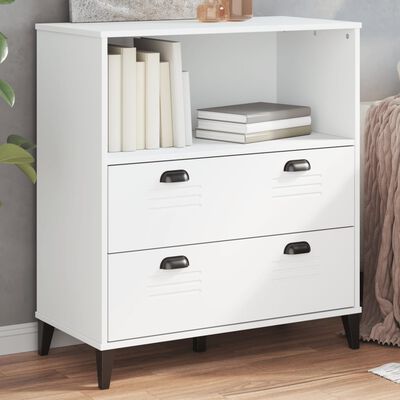 vidaXL Bookcase VIKEN White 31.5"x15.7"x35.4" Engineered Wood