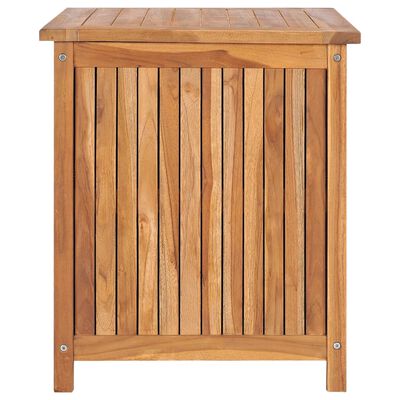 vidaXL Patio Storage Box 23.6"x19.7"x22.8" Solid Wood Teak