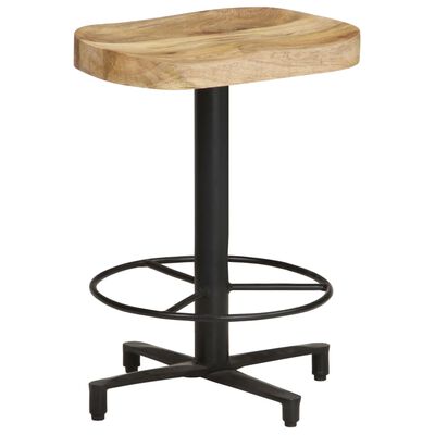 vidaXL Bar Stools 2 pcs 20.5" Solid Mango Wood