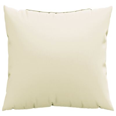 vidaXL Sofa Cushions 4 pcs Cream 15.7"x15.7" Fabric