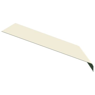 vidaXL Awning Top Sunshade Canvas Cream 118.1"x98.4"