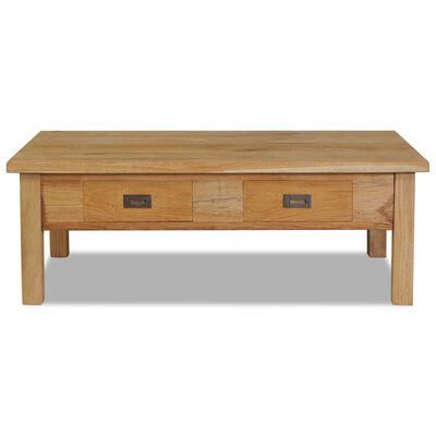 vidaXL Coffee Table Solid Teak 39.4"x23.6"x13.8"