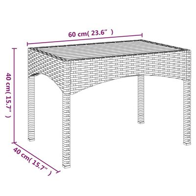 vidaXL 3 Piece Patio Lounge Set with Cushions Gray Poly Rattan