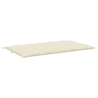 vidaXL Garden Bench Cushion Cream White 70.9"x(19.7"+19.7")x2.8" Oxford Fabric