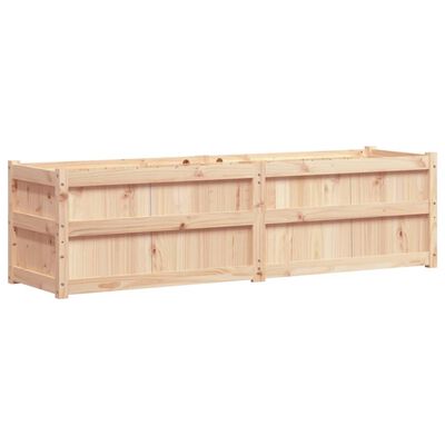 vidaXL Garden Planter 70.9" x 19.7" x 19.7" Solid Wood Pine