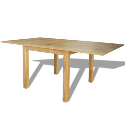 vidaXL Extendable Table Oak 67"x33.5"x29.5"