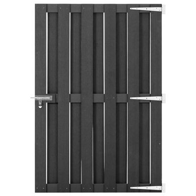 vidaXL Garden Gate WPC 39.4"x59.1" Gray