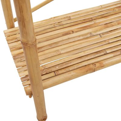 vidaXL Clothes Rack with Shelf 40.2"x19.7"x74.8" Bamboo