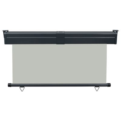 vidaXL Balcony Side Awning 55.1"x98.4" Gray