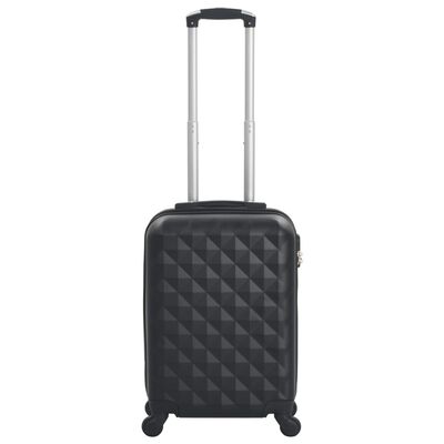 vidaXL Hardcase Trolley Black ABS