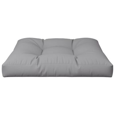 vidaXL Pallet Cushion Gray 31.5"x31.5"x4.7" Fabric