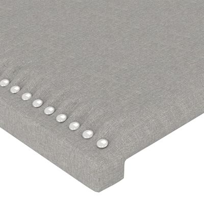 vidaXL Headboard with Ears Light Gray 40.6"x6.3"x30.7"/34.6" Fabric