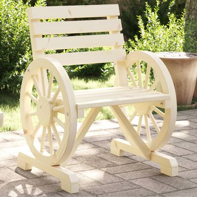 vidaXL Patio Chairs 4 pcs Solid Wood Fir