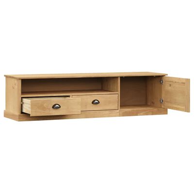 vidaXL TV Stand VIGO 61.4"x15.7"x15.7" Solid Wood Pine