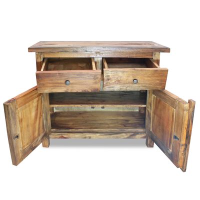 vidaXL Sideboard Solid Reclaimed Wood 29.5"x11.8"x25.6"