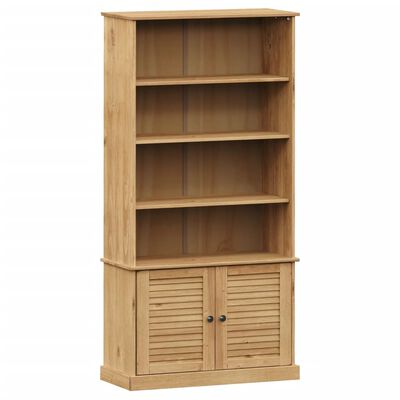 vidaXL Bookcase VIGO 33.5"x13.8"x66.9" Solid Wood Pine