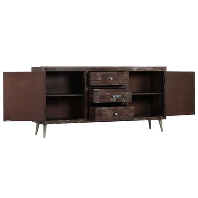 vidaXL Sideboard Solid Reclaimed Wood 63"x15.7"x31.5"