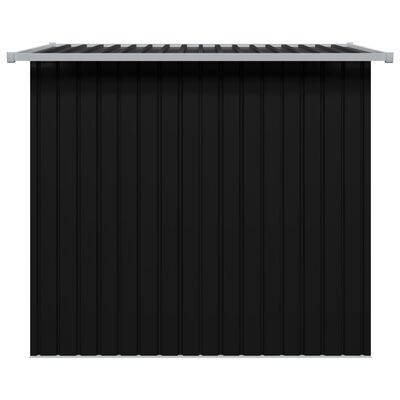 vidaXL Garden Shed Anthracite Steel