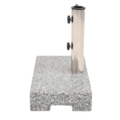 vidaXL Parasol Base Granite Rectangular 55.1 lb