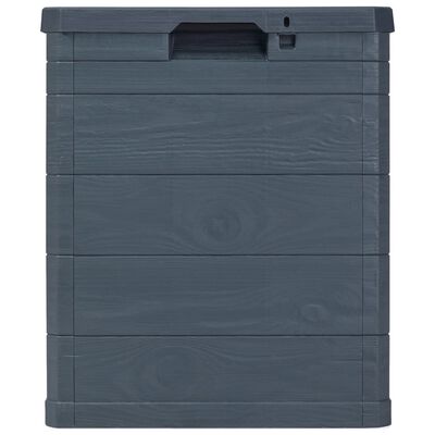 vidaXL Patio Storage Box 23.8 gal Anthracite