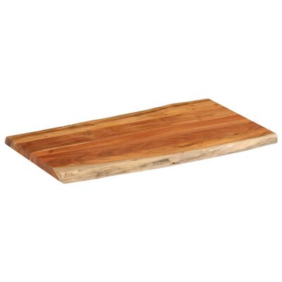 vidaXL Table Top 39.4"x23.6"x1" Rectangular Solid Wood Acacia Live Edge