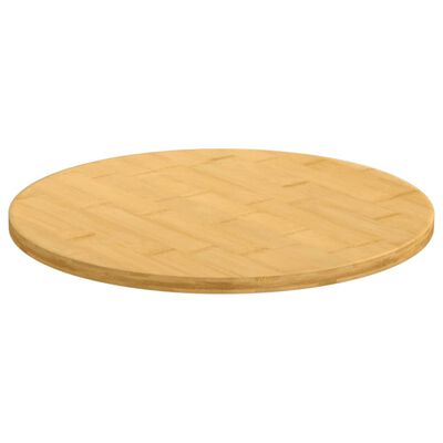 vidaXL Table Top Ø19.7"x0.6" Bamboo