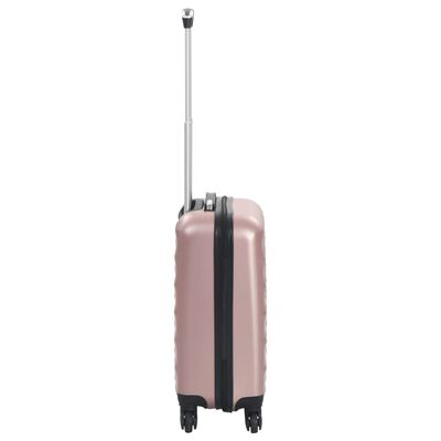 vidaXL Hardcase Trolley Rose Gold ABS