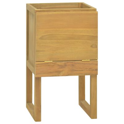 vidaXL Bathroom Cabinet 16.1"x15.7"x29.5" Solid Wood Teak