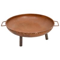 vidaXL Fire Pit 26.6"x22.8"x8.9" Steel