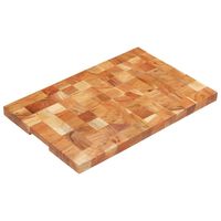 vidaXL Chopping Board 23.6"x15.7"x1.5" Solid Wood Acacia