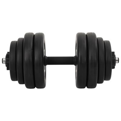 vidaXL Dumbbells 2x33.1 lb